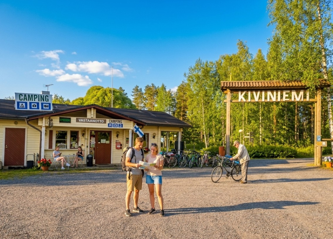 Camping Kiviniemi - Vastaanotto / Kahvila